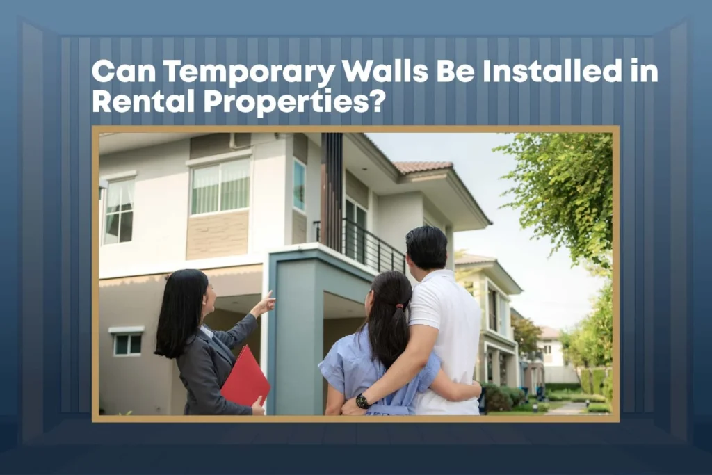 temporary walls in rental properties