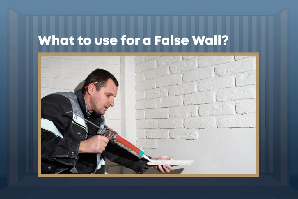 what to use for a false wall
