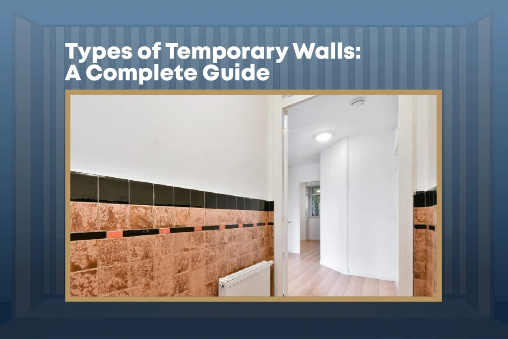 types of temporary walls