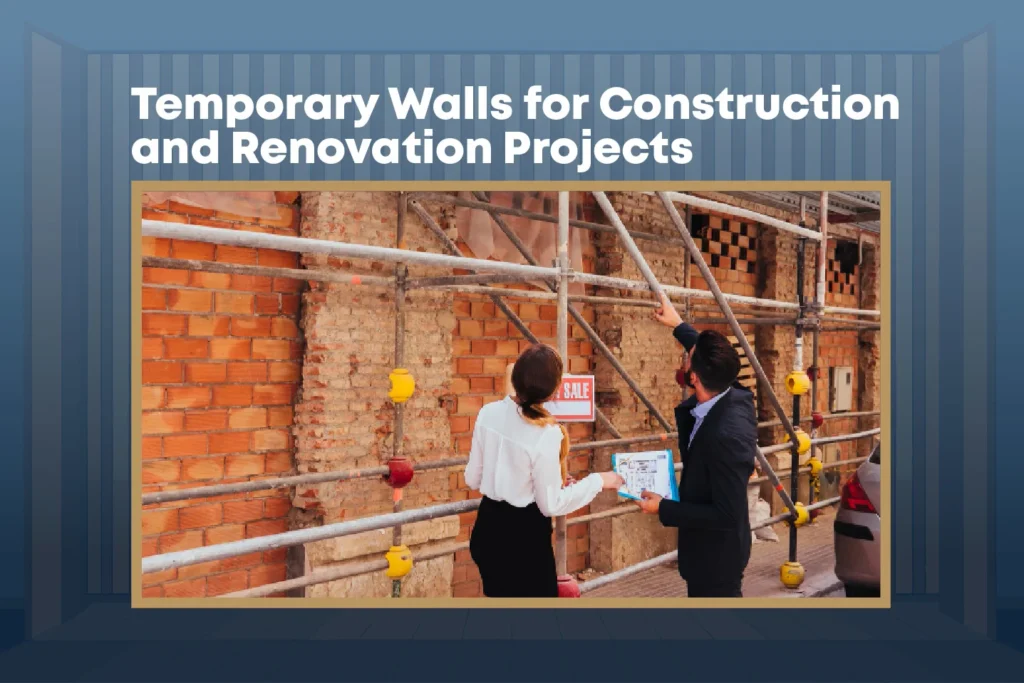 temporary walls for construction