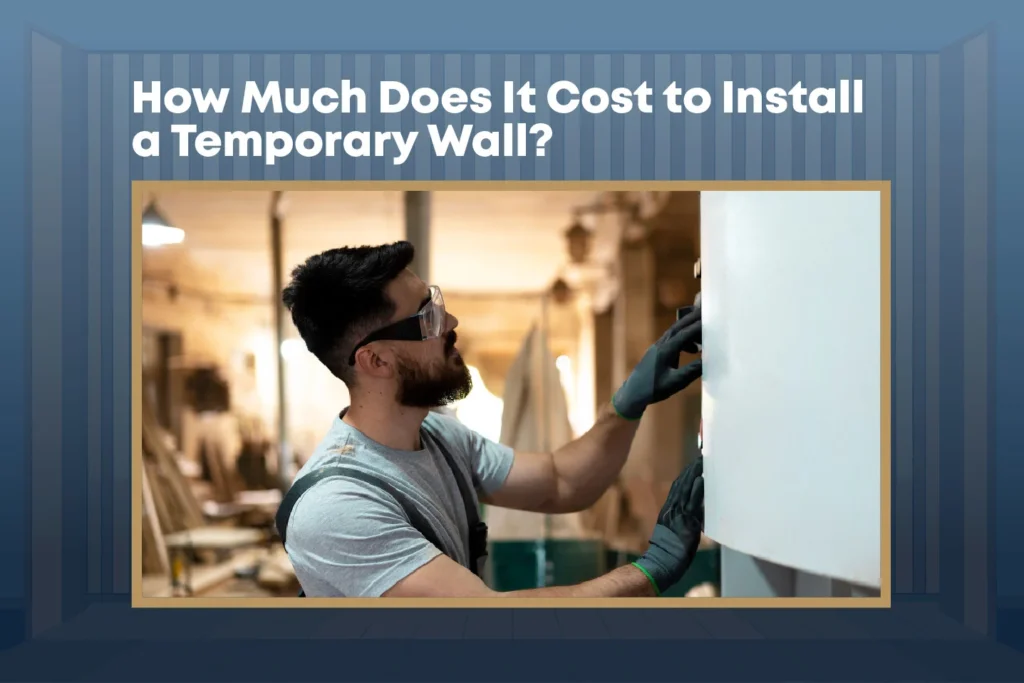 temporary wall installation cost